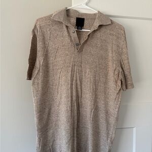 H&M Light Brown Polo Shirt